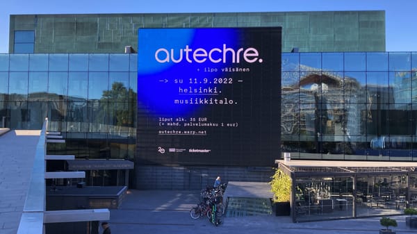 Autechre live – 2022. szeptember 11., Musiikkitalo, Helsinki